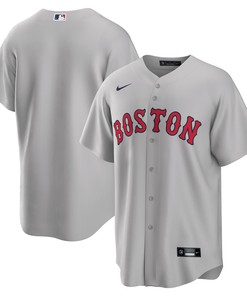 Boston Red Sox Road Replica Team Jersey Gray Mlb