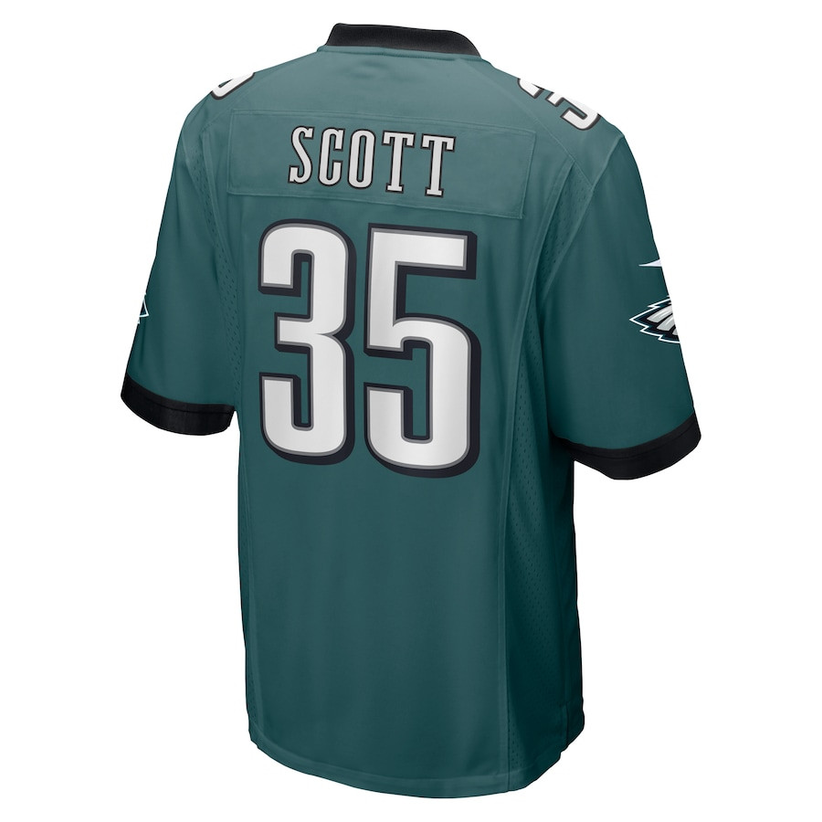 Boston Scott 35 Philadelphia Eagles Game Jersey - Midnight Green