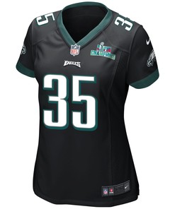 Boston Scott 35 Philadelphia Eagles Super Bowl LVII Champions Women Game Jersey - Black