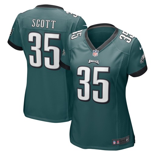 Boston Scott Philadelphia Eagles Womens Game Jersey - Midnight Green Nfl