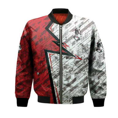 Boston University Terriers Bomber Abstract Pattern Sport- NCAA