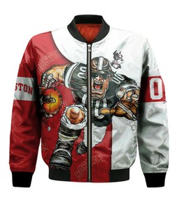 Boston University Terriers Bomber Jacket Football Go On - NCAA