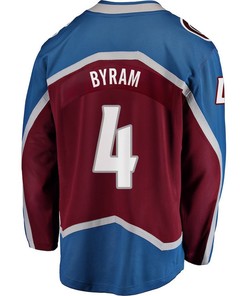 Bowen Byram 4 Colorado Avalanche Stanley Cup 2023 Playoffs Patch Home Breakaway Men Jersey - Burgundy