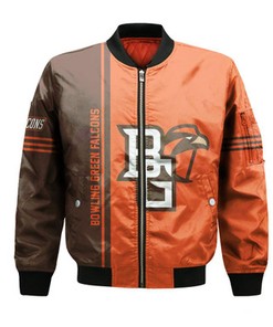 Bowling Green Falcons Bomber Jacket Half Style - NCAA