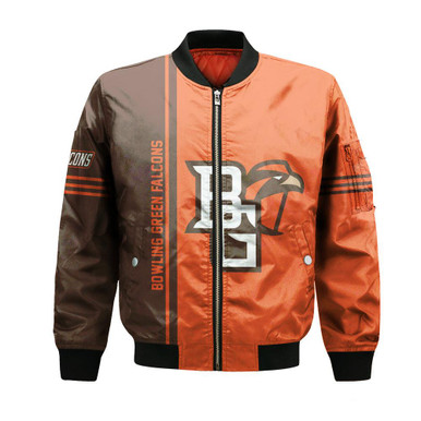 Bowling Green Falcons Bomber Jacket Half Style - NCAA
