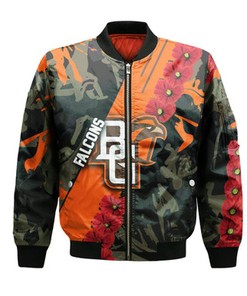 Bowling Green Falcons Bomber Sport Style Keep Go on- NCAA