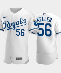 Brad Keller 56 Kansas City Royals 2022-23 White Men's Jersey