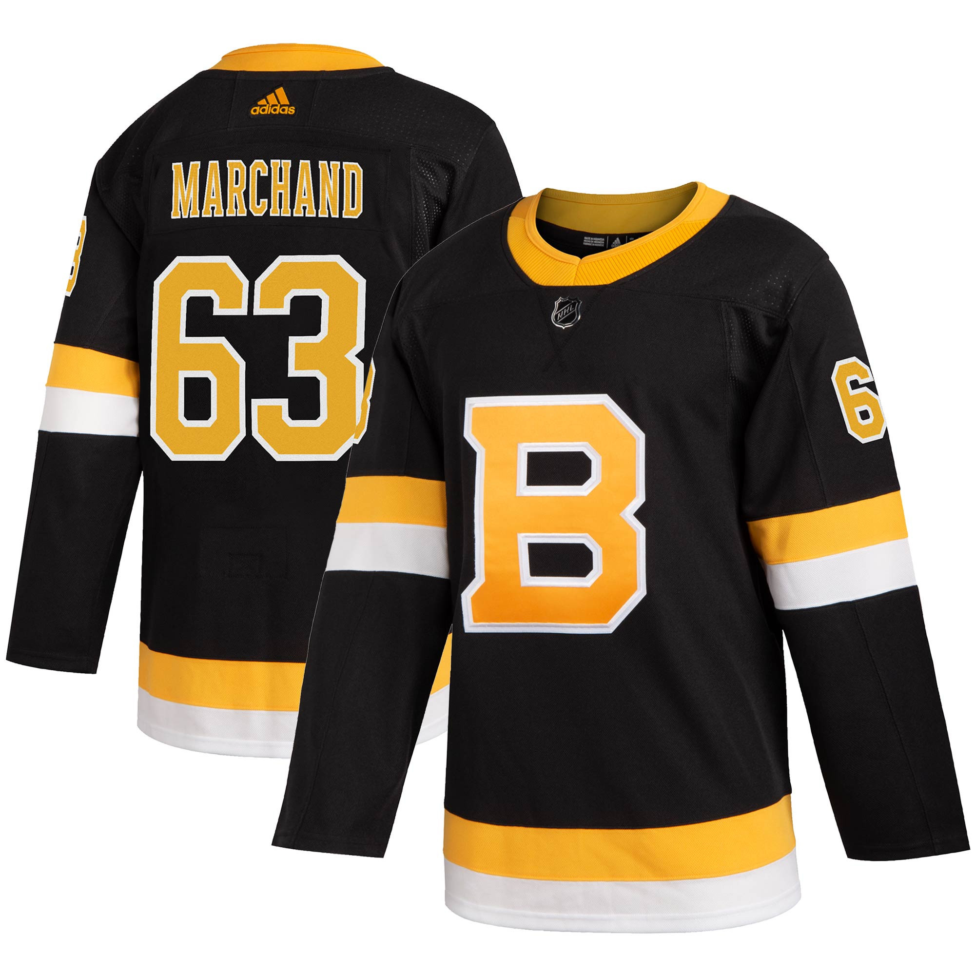Brad Marchand Boston Bruins Adidas 2019/20 Alternate Authentic Player Jersey - Black Nhl