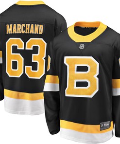 Brad Marchand Boston Bruins Fanatics Branded Alternate Premier Breakaway Player Jersey - Black Nhl