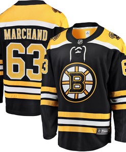 Brad Marchand Boston Bruins Fanatics Branded Breakaway Player Jersey Black Nhl
