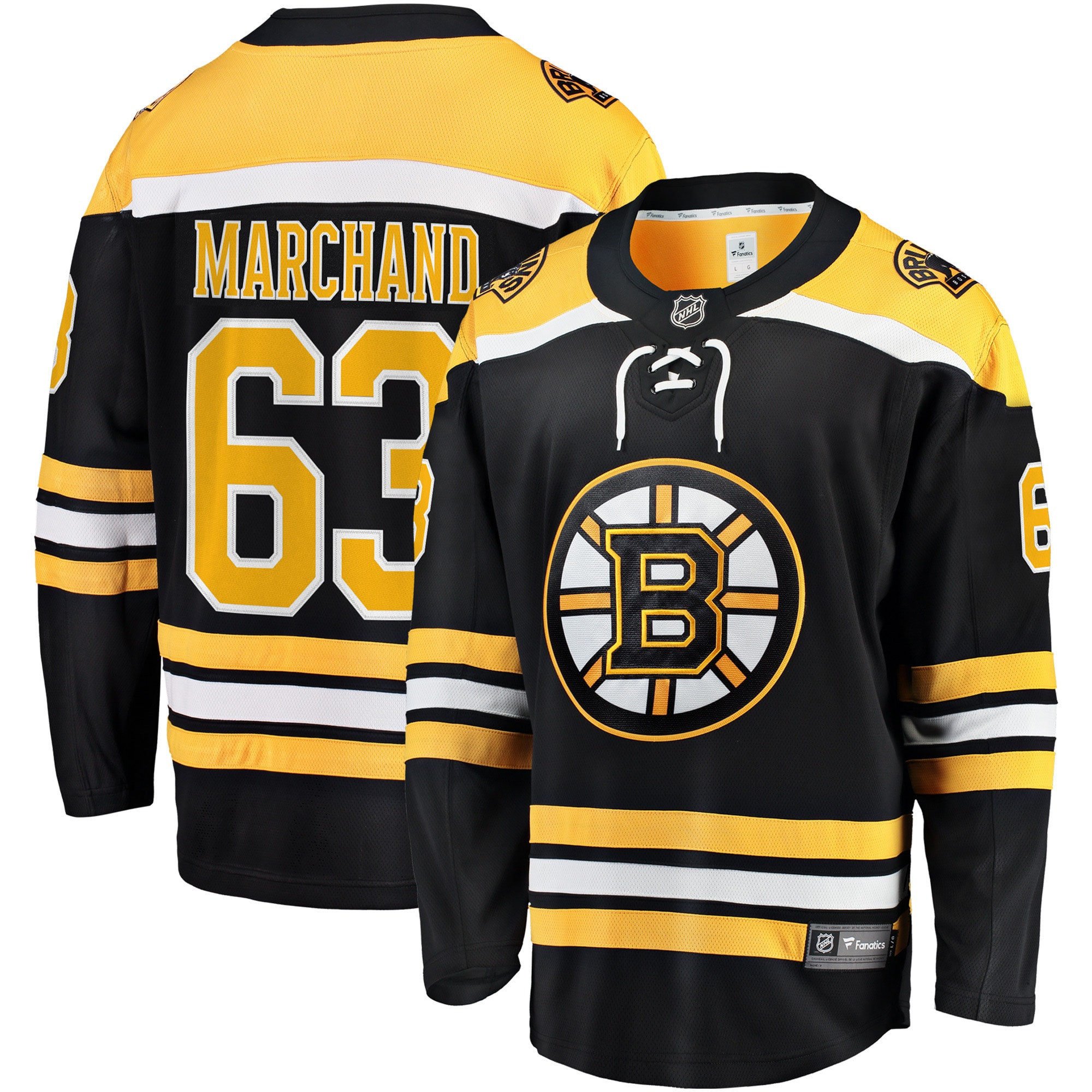 Brad Marchand Boston Bruins Fanatics Branded Home Breakaway Player Jersey - Black Nhl