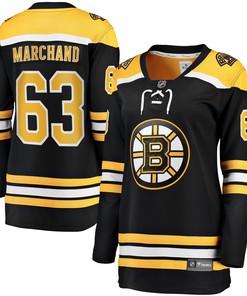 Brad Marchand Boston Bruins Fanatics Branded Womens Home Breakaway Player Jersey - Black Nhl