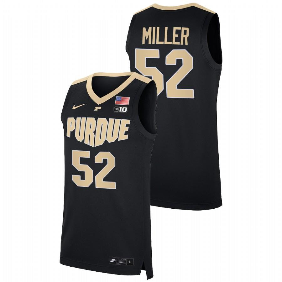 Brad Miller 52 Purdue Boilermakers College Basketball Alumni Men Jersey - Black