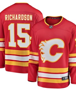 Brad Richardson Calgary Flames Fanatics Branded Home Breakaway Player Jersey - Red Nhl