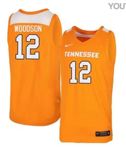 Brad Woodson 12 Tennessee Volunteers Elite Basketball Youth Jersey - Orange White
