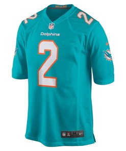 Bradley Chubb 2 Miami Dolphins Game Player Jersey - Aqua