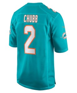 Bradley Chubb 2 Miami Dolphins Game Player Jersey - Aqua
