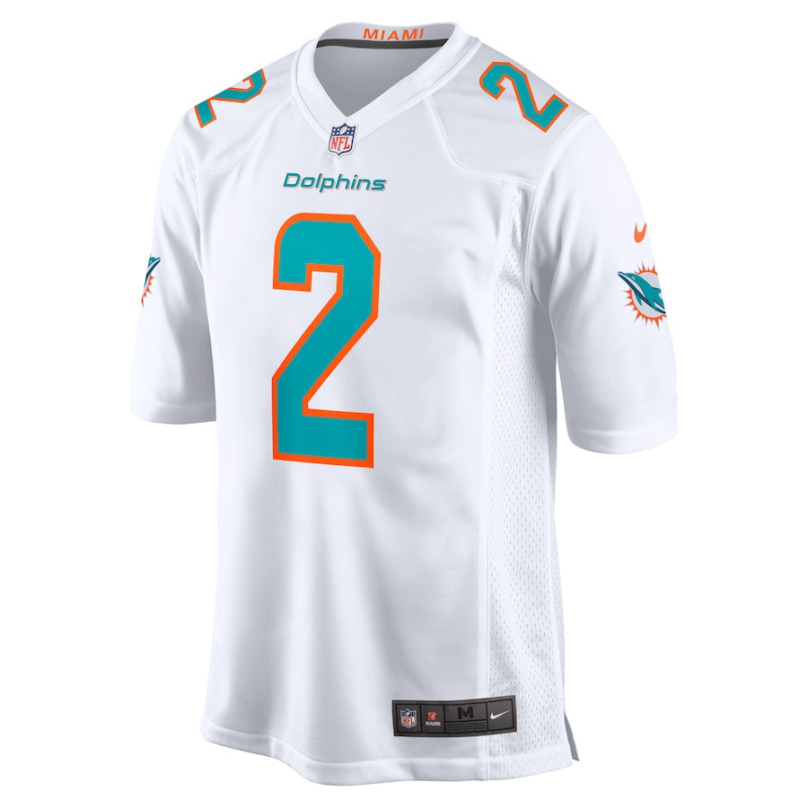 Bradley Chubb 2 Miami Dolphins Game Player Jersey - White