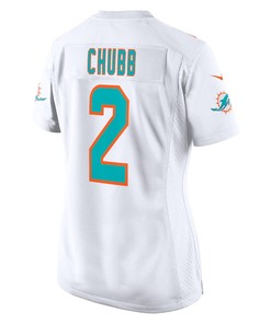 Bradley Chubb 2 Miami Dolphins Women's Game Player Jersey - White