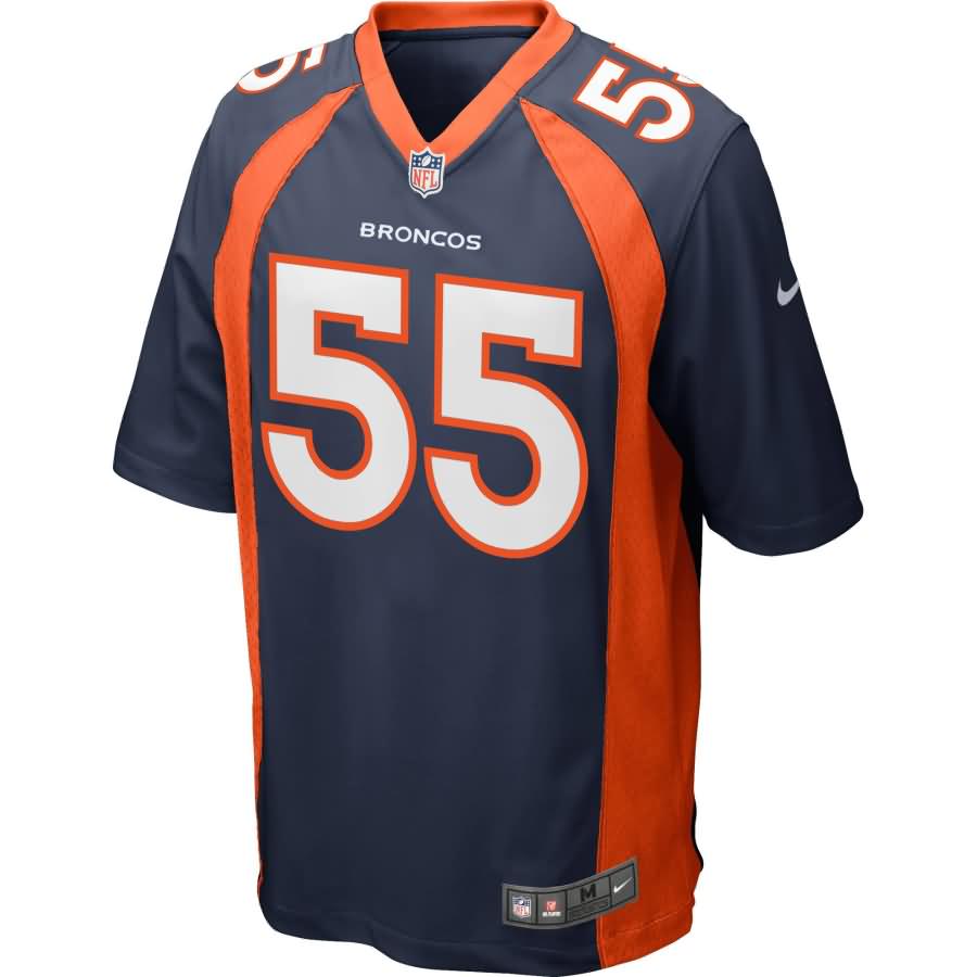 Bradley Chubb Denver Broncos 2018 Nfl Draft Pick Game Jersey - Navy