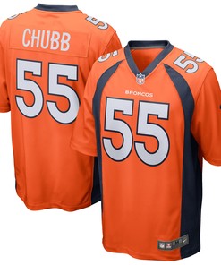 Bradley Chubb Denver Broncos Game Jersey - Orange Nfl