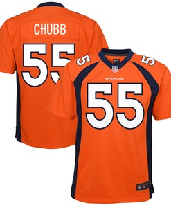 Bradley Chubb Denver Broncos Game Jersey - Orange Nfl