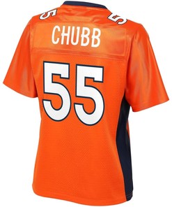 Bradley Chubb Denver Broncos Nfl Pro Line Womens Player Jersey - Orange