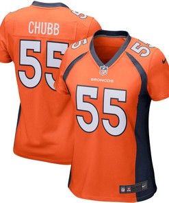 Bradley Chubb Denver Broncos Nike Womens Game Jersey - Orange