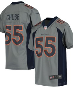Bradley Chubb Denver Broncos Nike Youth Inverted Game Jersey - Gray