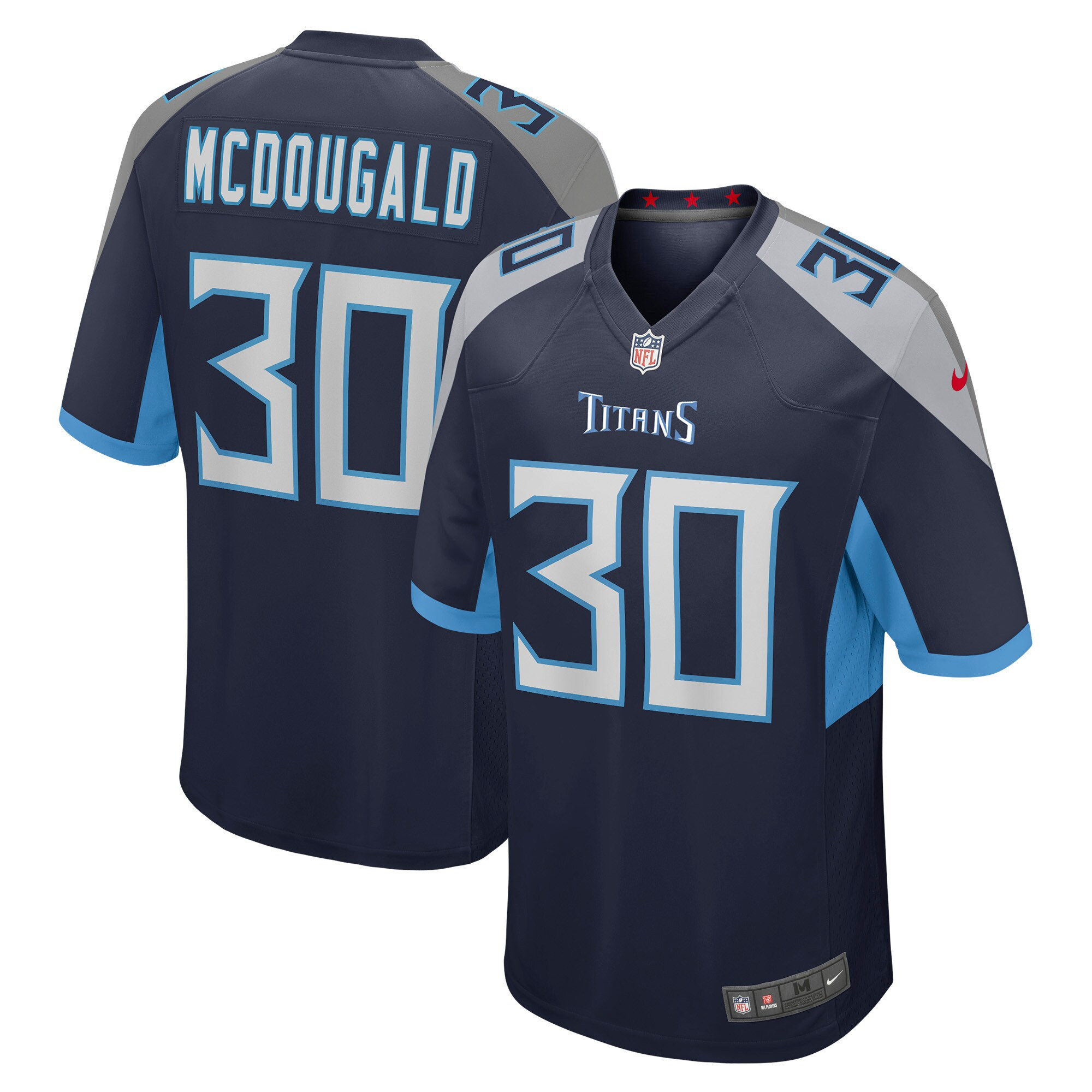 Bradley Mcdougald Tennessee Titans Game Jersey - Navy Nfl