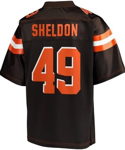 Brady Sheldon Cleveland Browns Nfl Pro Line Youth Player Jersey - Brown