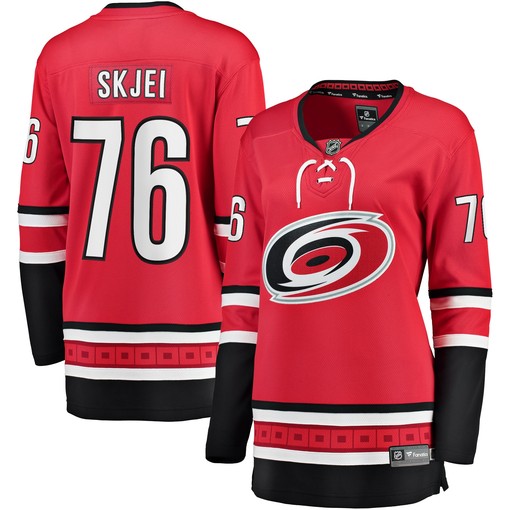 Brady Skjei Carolina Hurricanes Fanatics Branded Womens Breakaway Player Jersey - Red Nhl