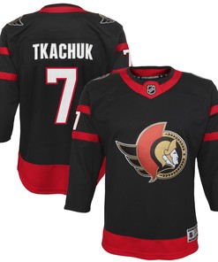 Brady Tkachuk Ottawa Senators 2020/21 Home Premier Player Jersey - Black Nhl