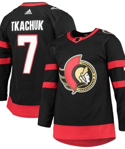 Brady Tkachuk Ottawa Senators Adidas Home Primegreen Authentic Pro Player Jersey - Black Nhl