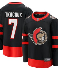 Brady Tkachuk Ottawa Senators Fanatics Branded 2020/21 Home Premier Breakaway Player Jersey - Black Nhl