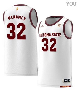 Brandan Kearney 32 Arizona State Sun Devils Retro Basketball Youth Jersey - White
