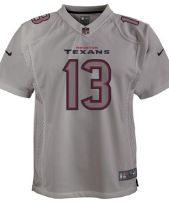 Brandin Cooks 13 Houston Texans Youth Atmosphere Game Jersey - Gray