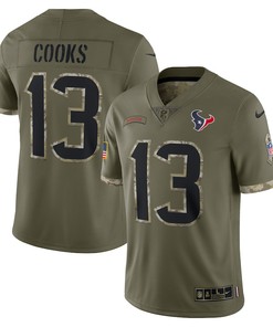 Brandin Cooks Houston Texans 2022 Salute To Service Limited Jersey - Olive
