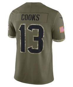 Brandin Cooks Houston Texans 2022 Salute To Service Limited Jersey - Olive