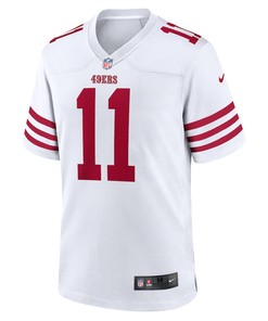 Brandon Aiyuk 11 San Francisco 49ers Player Game Jersey - White