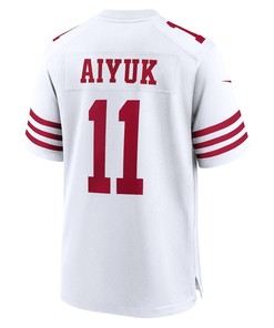 Brandon Aiyuk 11 San Francisco 49ers Player Game Jersey - White