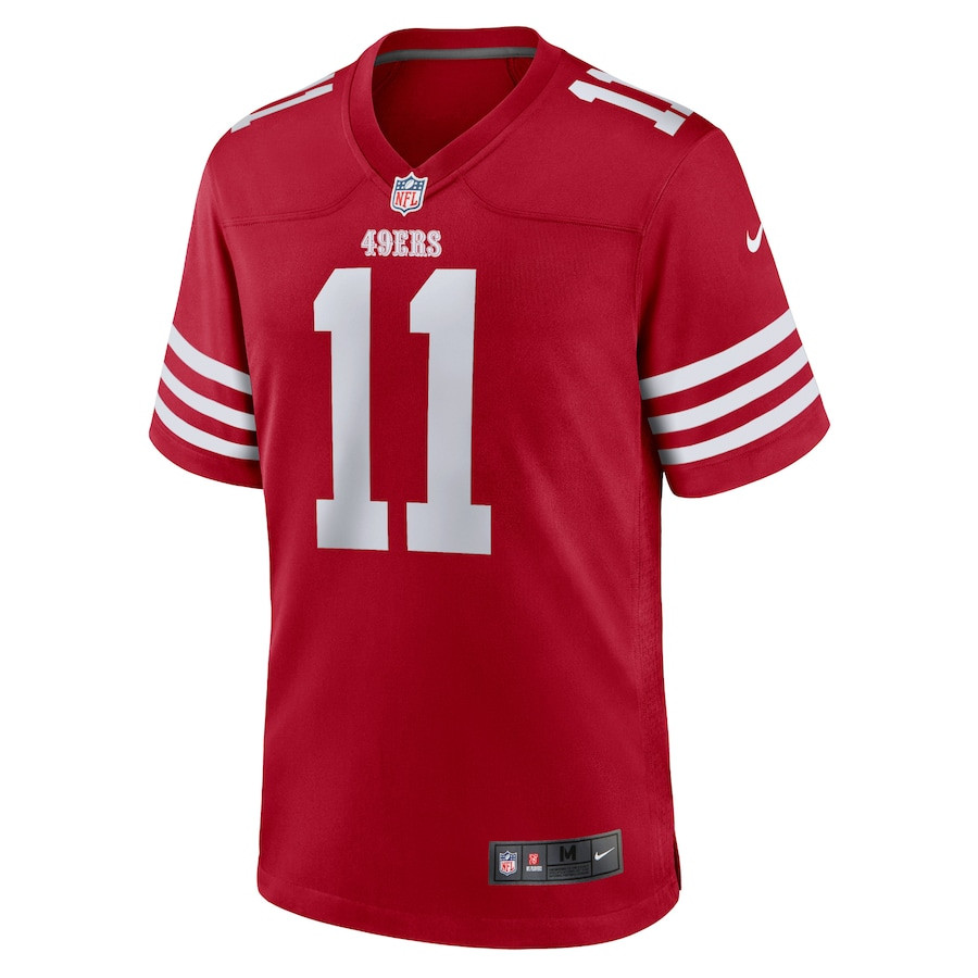 Brandon Aiyuk 11 San Francisco 49ers Team Player Game Jersey - Scarlet