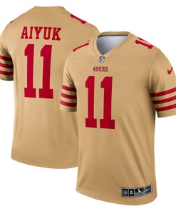 Brandon Aiyuk San Francisco 49ers Inverted Legend Jersey - Gold Nfl