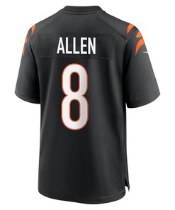 Brandon Allen 8 Cincinnati Bengals Super Bowl LVII Champions Men Game Jersey - Black
