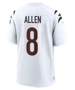 Brandon Allen 8 Cincinnati Bengals Super Bowl LVII Champions Men Game Jersey - White