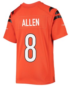 Brandon Allen 8 Cincinnati Bengals Super Bowl LVII Champions Youth Alternate Game Jersey - Black