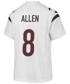 Brandon Allen 8 Cincinnati Bengals Super Bowl LVII Champions Youth Game Jersey - White