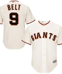 Brandon Belt San Francisco Giants Cool Base Player Jersey - Tan