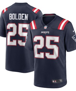 Brandon Bolden New England Patriots Game Jersey - Navy Nfl