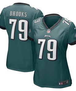 Brandon Brooks Philadelphia Eagles Womens Game Jersey - Midnight Green Nfl